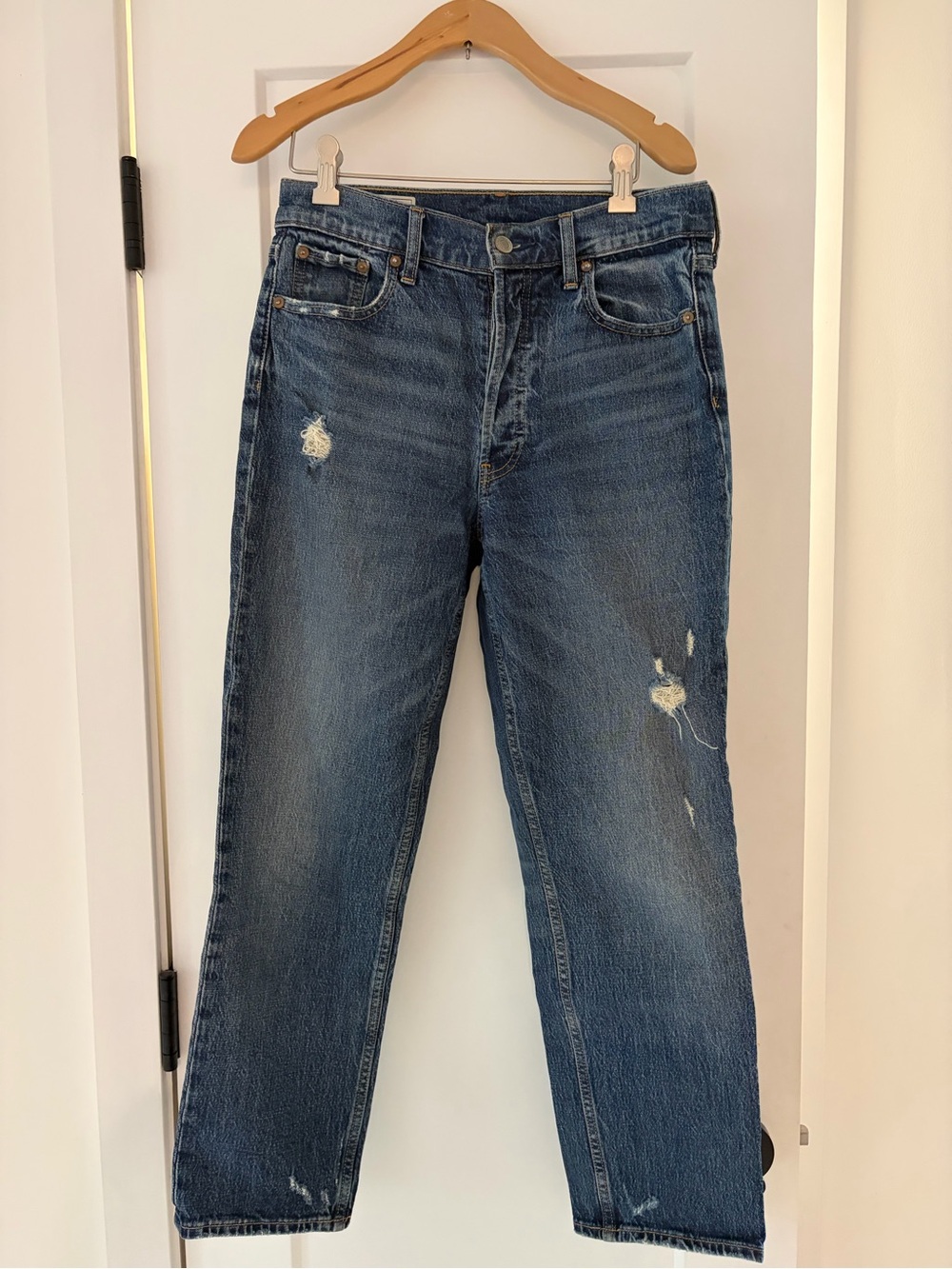 GAP Relaxed Fit Distressed Blue Men’s Jeans